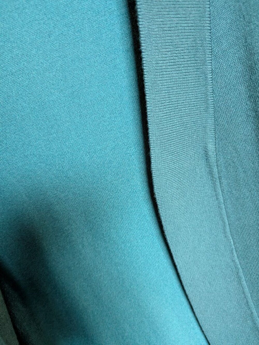 TEAL Open Front Cardigan Leo&Nicole Sz PL 3/4 Sleeve - Picture 7 of 7